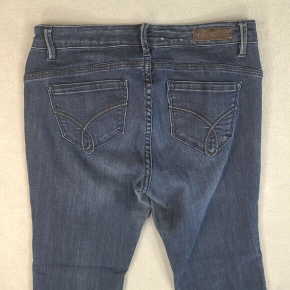Calvin Klein Curvy Boot Women's Dark Blue Denim Jeans Size 27/4P (29x26) - Picture 8 of 12